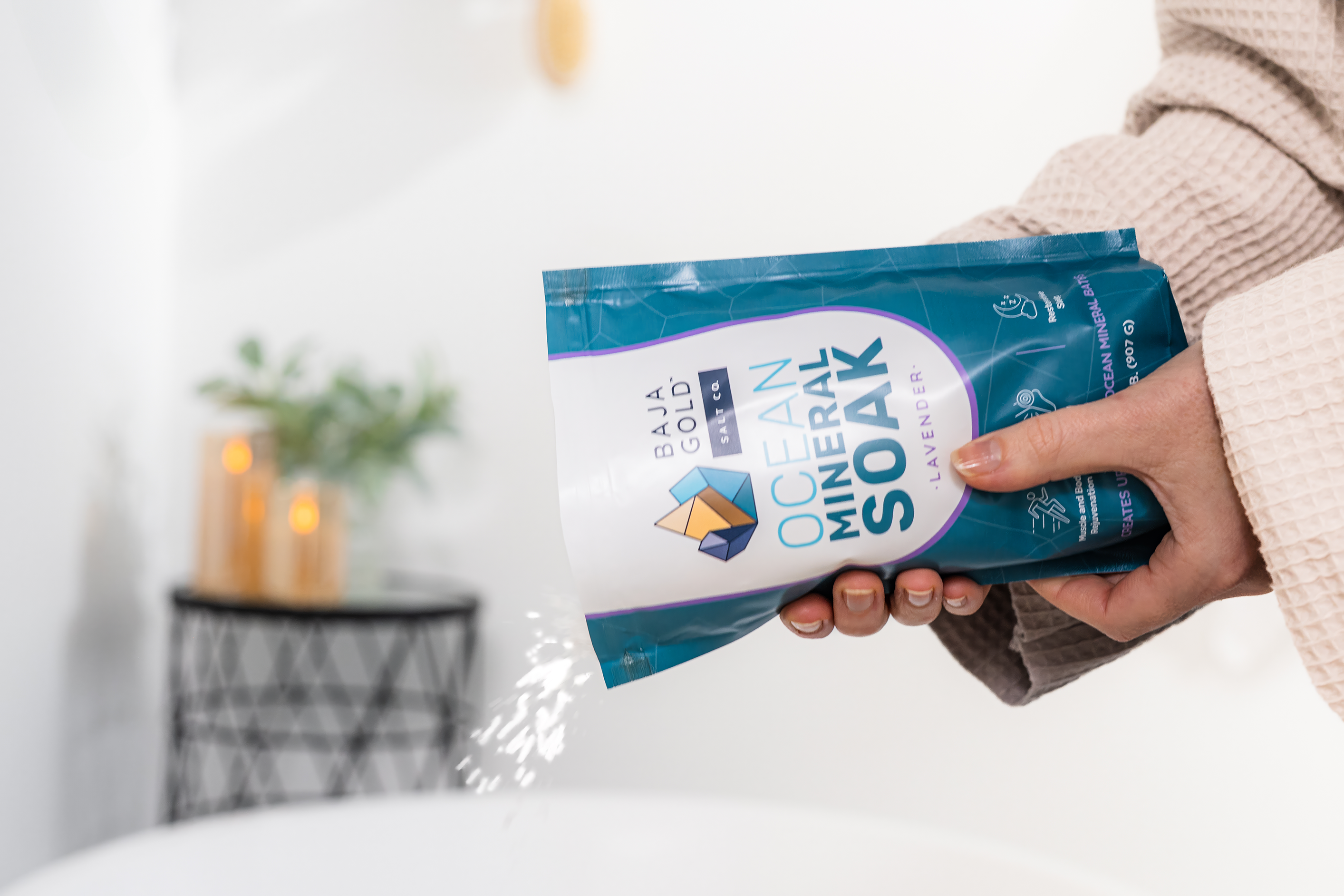 Baja Gold Ocean Mineral Soak - Lavender