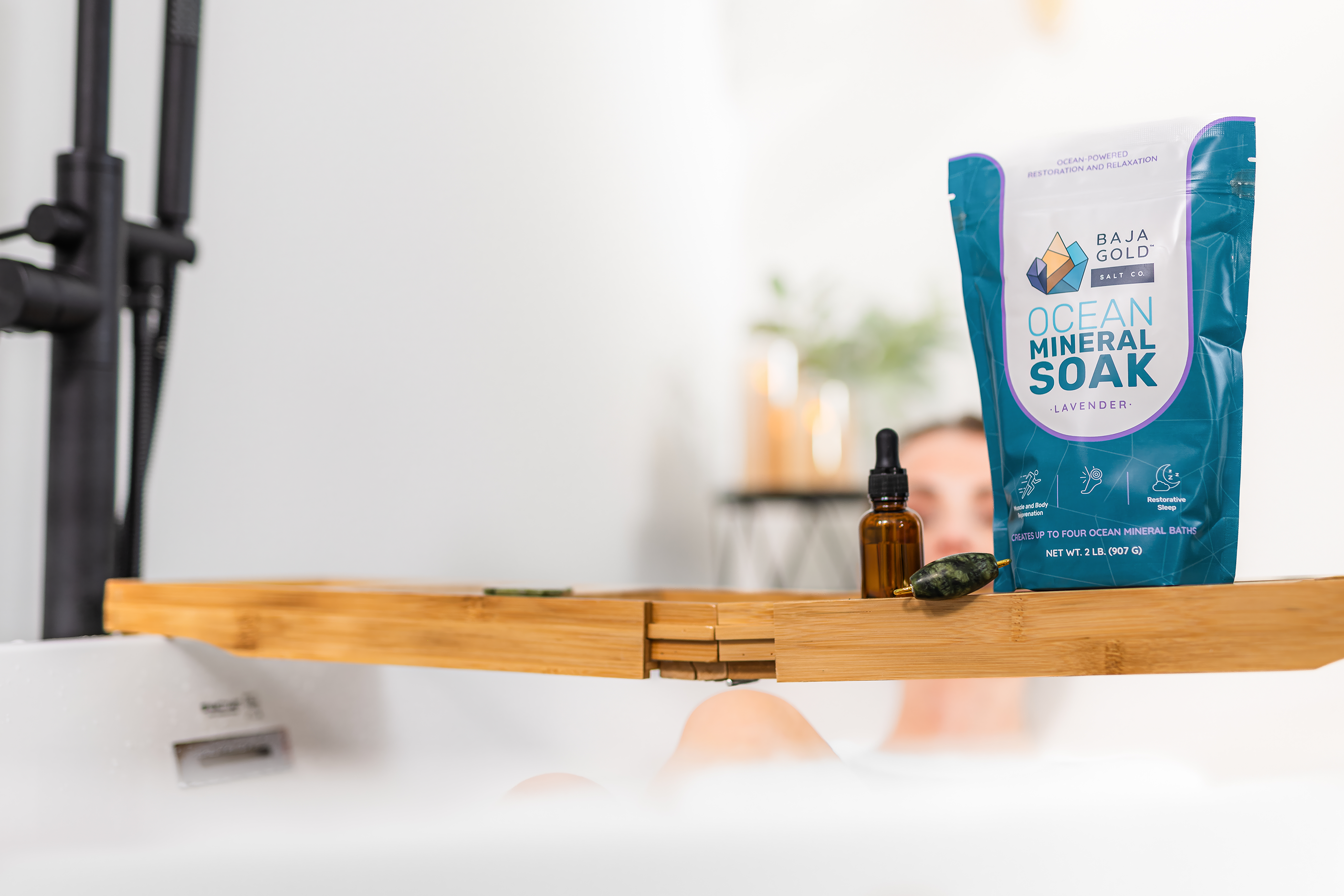 Baja Gold Ocean Mineral Soak - Lavender