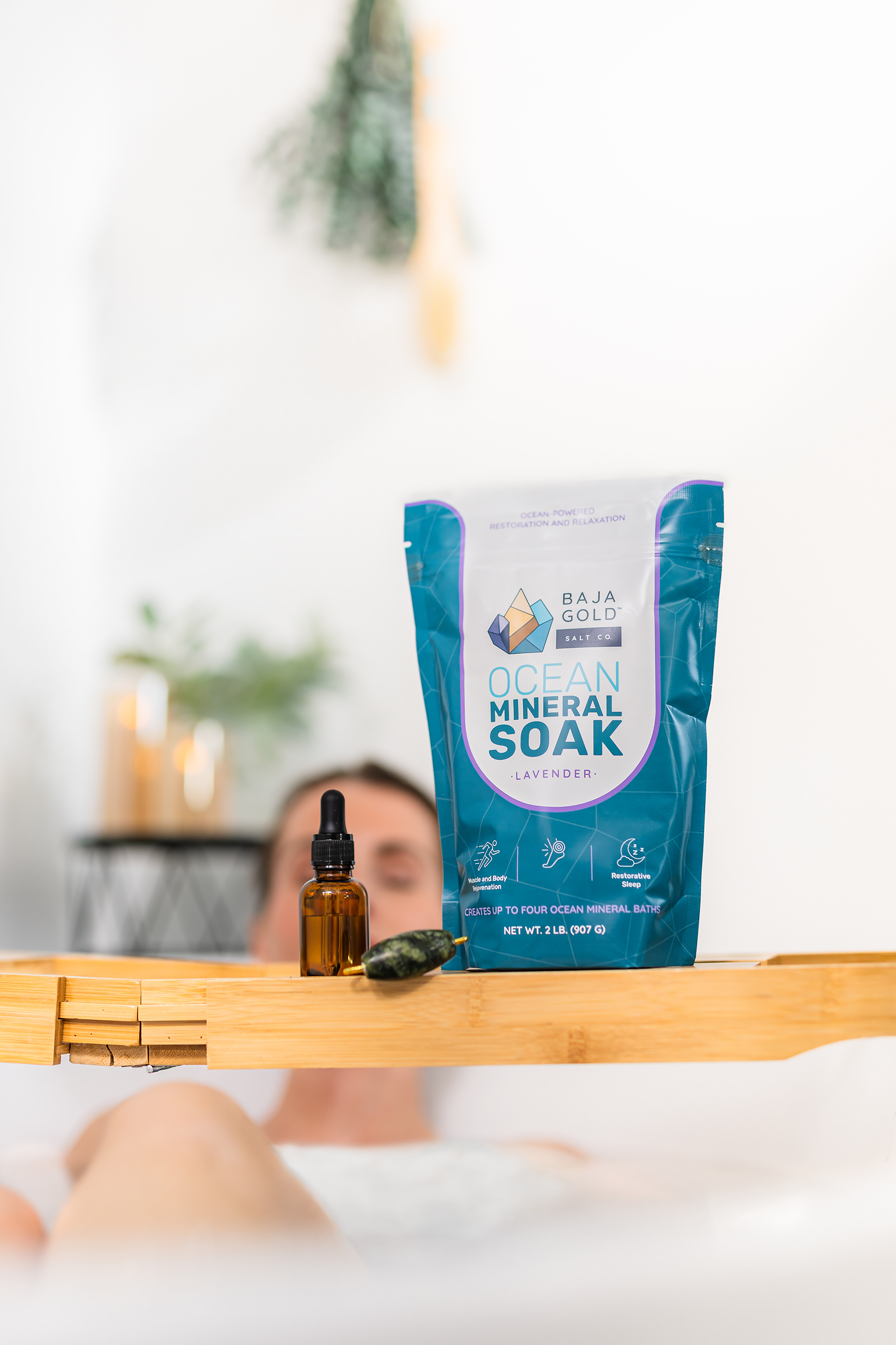 Baja Gold Ocean Mineral Soak - Lavender