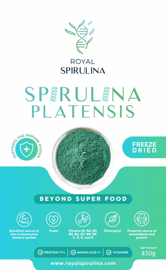 ROYAL SPIRULINA - Freeze-Dried Spirulina Powder