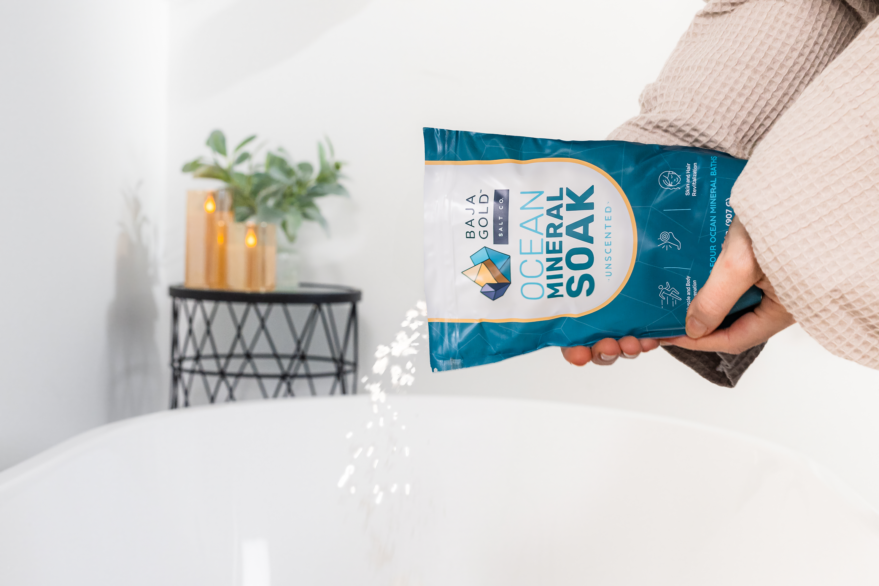 Baja Gold Ocean Mineral Soak - Unscented
