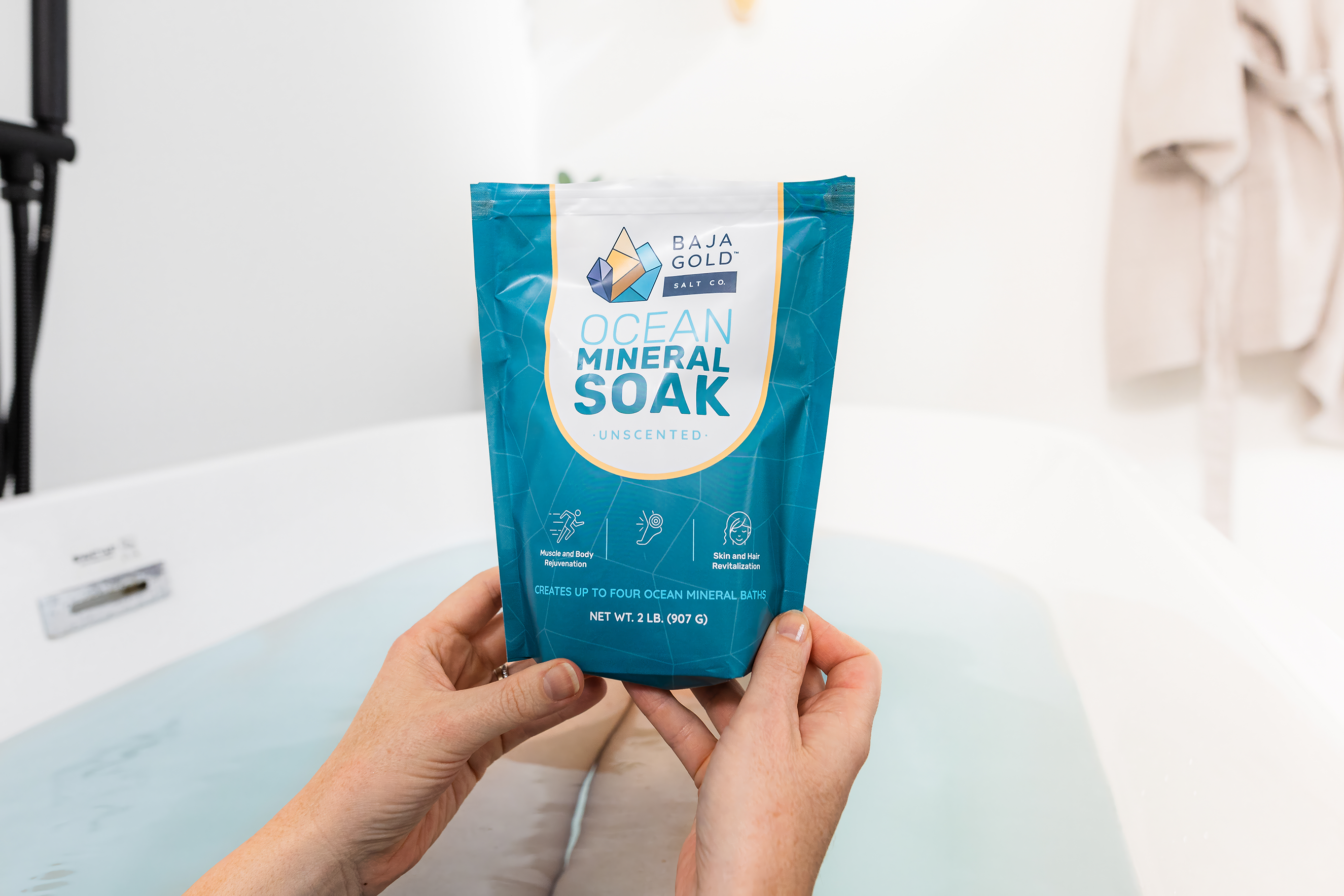 Baja Gold Ocean Mineral Soak - Unscented