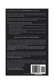 ZERO Accountability in a Failed System - Dr Sherri Tenpenny