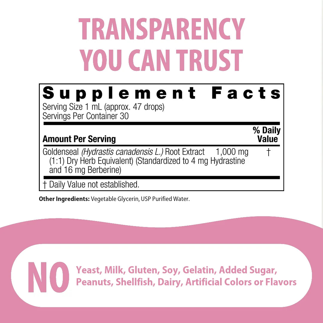 Goldenseal Root Extract - Alcohol Free